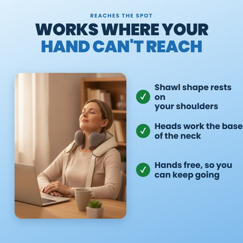 Works where your hand cannot reach